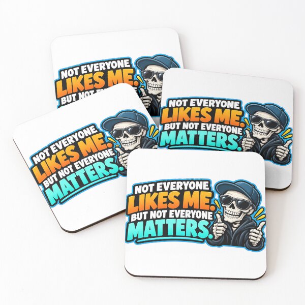 Item preview, Not Everyone Matters Funny Skeleton Design designed and sold by Kenzie & Co.