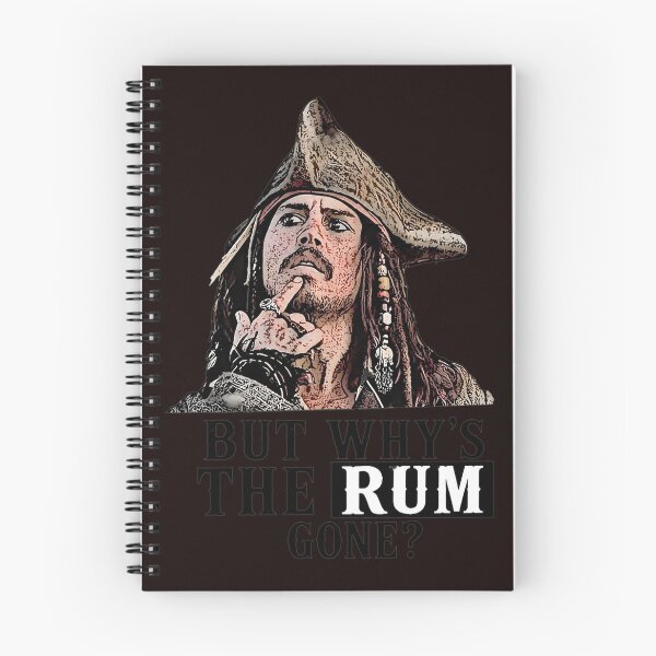 Artikelvorschau, Captain Jack Sparrow – Aber warum ist der Rum weg? entworfen und verkauft von FlipStrawSpot.