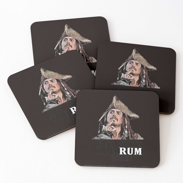 Item preview, Captain Jack Sparrow - But Why's The Rum Gone? designed and sold by FlipStrawSpot.