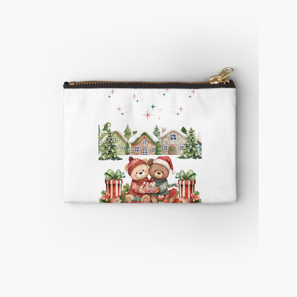 Item preview, Watercolor Christmas Bears Village  designed and sold by VibranPalette.