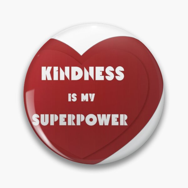 Item preview, Cute Kindness Is My Superpower Heart Graphic designed and sold by mustabakhan.