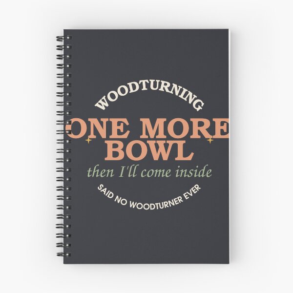 Item preview, One More Bowl Then I'll Come Inside — Woodturning designed and sold by SlowMadeShelf.