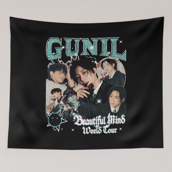 Item preview, GUNIL Beautiful Mind World Tour Vintage Kpop Fan  designed and sold by MrsLin4617177.