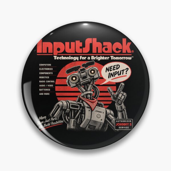 Artikelvorschau, Input Shack – Johnny 5 genehmigt entworfen und verkauft von OriginalGamer55.