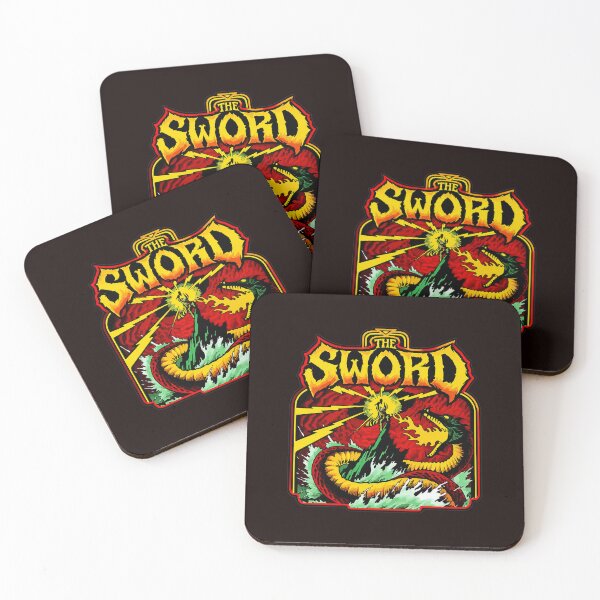 Item preview, THE SWORD Dragon Fantasy Retro Art designed and sold by FlipStrawSpot.