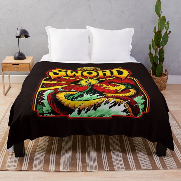 Item preview, THE SWORD Dragon Fantasy Retro Art designed and sold by FlipStrawSpot.