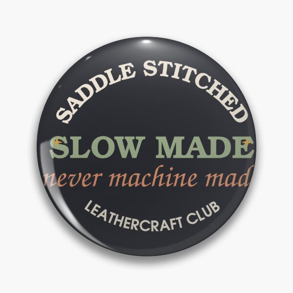 Item preview, Saddle Stitched Never Machine Made — Slow Made Well Made designed and sold by SlowMadeShelf.
