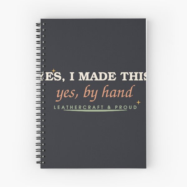 Item preview, Yes I Made This Yes By Hand — Leathercraft Maker designed and sold by SlowMadeShelf.