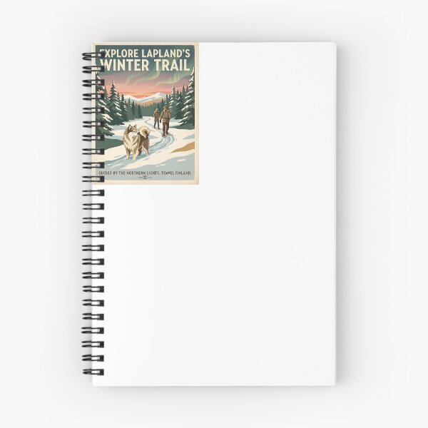 Item preview, Finnish Lapphund Snowshoe Guide designed and sold by PictoVibe.