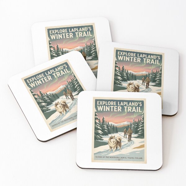 Item preview, Finnish Lapphund Snowshoe Guide designed and sold by PictoVibe.