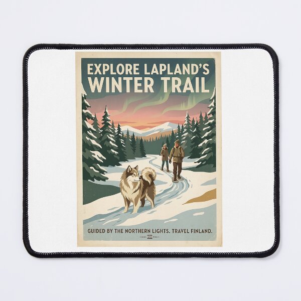 Item preview, Finnish Lapphund Snowshoe Guide designed and sold by PictoVibe.