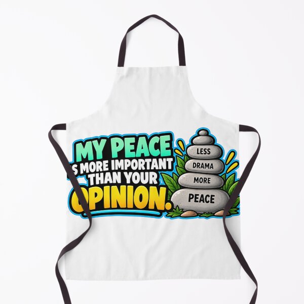 Item preview, My Peace Is More Important Than Your Opinion Design designed and sold by Kenzie & Co.