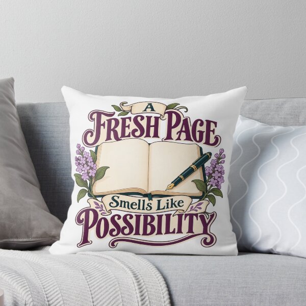 Item preview, Fresh Page Smells Like Possibility Bookish Art designed and sold by Bikivuno.