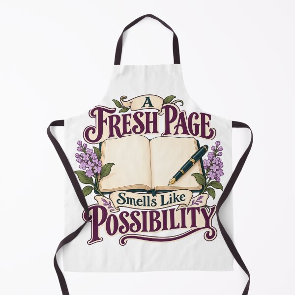 Item preview, Fresh Page Smells Like Possibility Bookish Art designed and sold by Bikivuno.