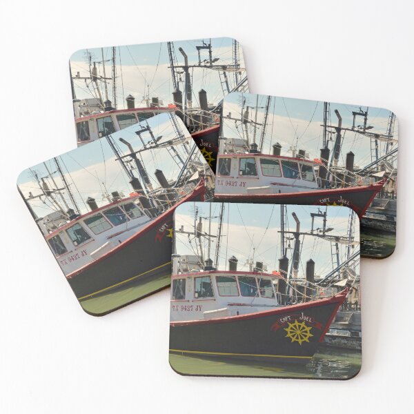 Item preview, Fishing Boat in a Harbor designed and sold by Savannah Gibbs.