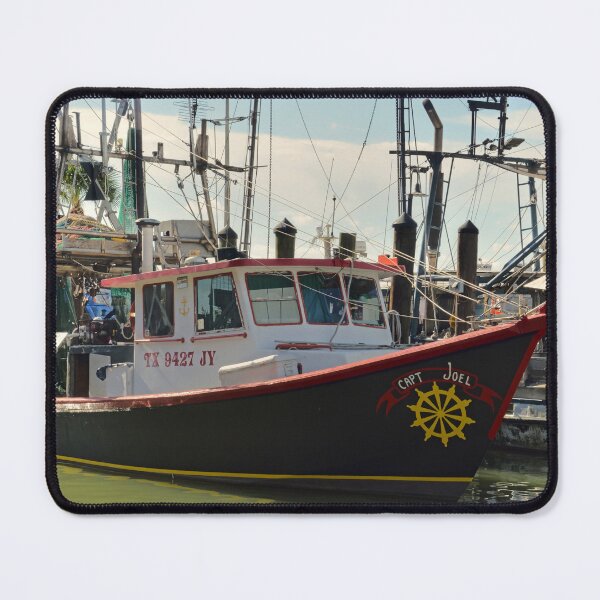 Item preview, Fishing Boat in a Harbor designed and sold by Savannah Gibbs.
