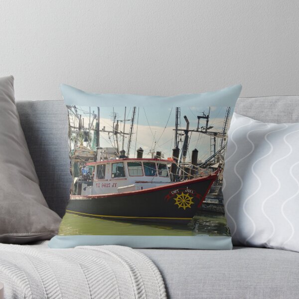 Item preview, Fishing Boat in a Harbor designed and sold by Savannah Gibbs.