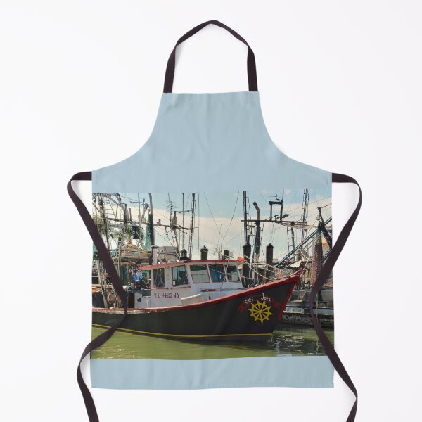 Item preview, Fishing Boat in a Harbor designed and sold by Savannah Gibbs.