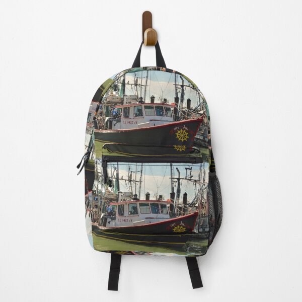 Item preview, Fishing Boat in a Harbor designed and sold by Savannah Gibbs.