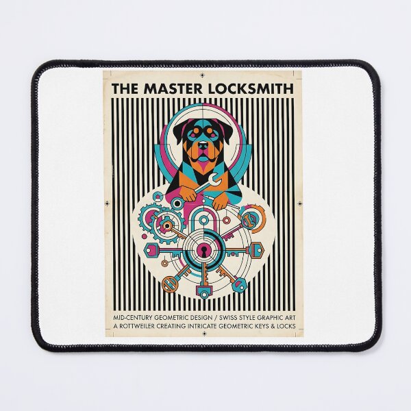 Item preview, Rottweiler Locksmith designed and sold by PictoVibe.