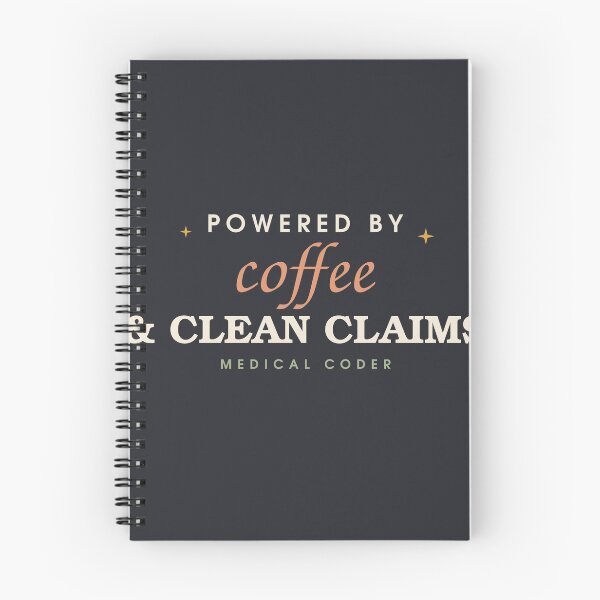 Item preview, Powered By Coffee And Clean Claims — Medical Coder designed and sold by SlowMadeShelf.
