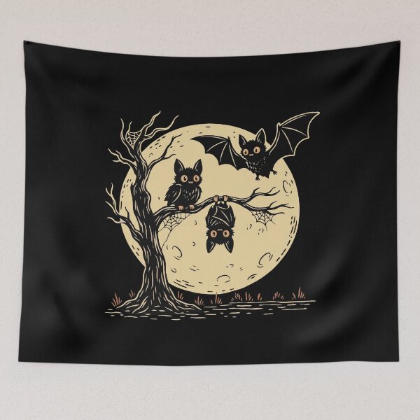 Item preview, Bats Full Moon designed and sold by Gkinoki.