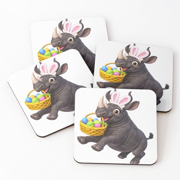Item preview, Black Rhinoceros Easter Basket designed and sold by Sillytoe.