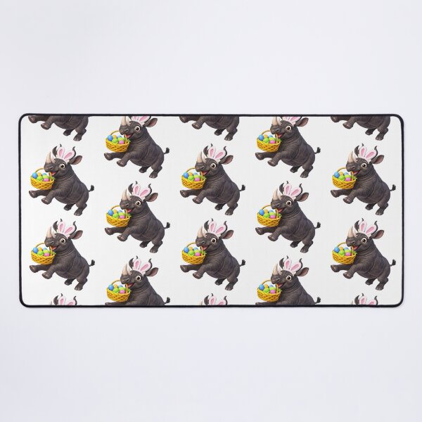 Item preview, Black Rhinoceros Easter Basket designed and sold by Sillytoe.