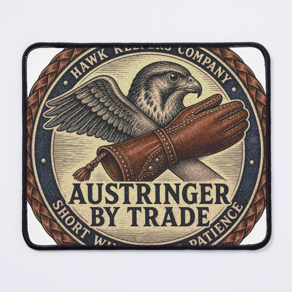 Item preview, Hawk Keeper by Profession, Guild of Woodcut Seals designed and sold by BoosterShop.