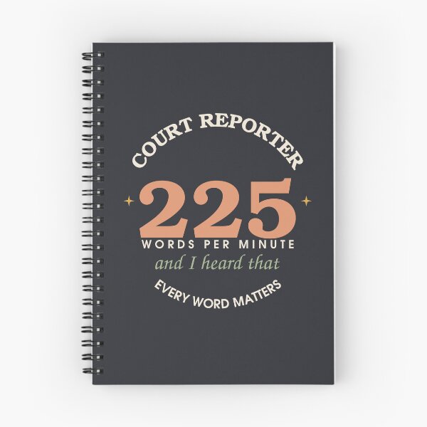 Item preview, 225 Words Per Minute And I Heard That — Court Reporter designed and sold by SlowMadeShelf.