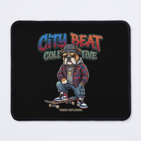 Item preview, Copy of Hustle & Rebel Unruly Pug - Graffiti Skater Dog Mascot designed and sold by rich-moda.