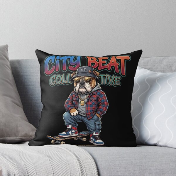 Item preview, Copy of Hustle & Rebel Unruly Pug - Graffiti Skater Dog Mascot designed and sold by rich-moda.