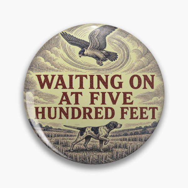 Item preview, Waiting at five hundred feet high flight falconry seal designed and sold by BoosterShop.