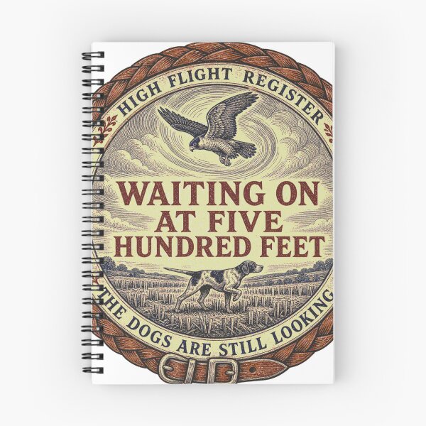 Item preview, Waiting at five hundred feet high flight falconry seal designed and sold by BoosterShop.
