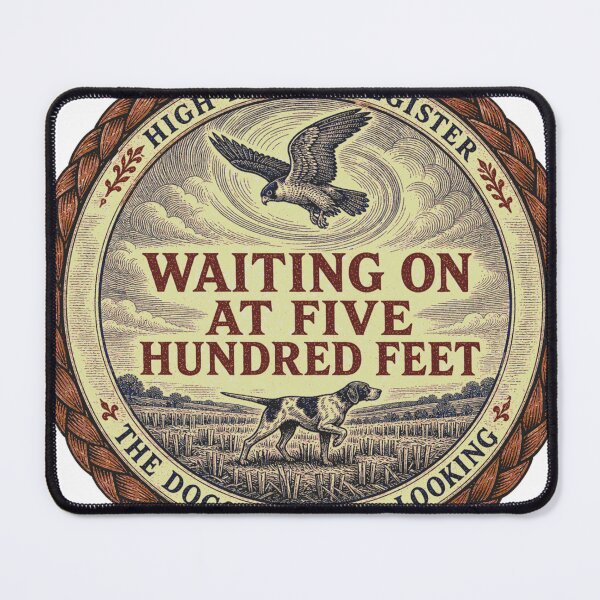 Item preview, Waiting at five hundred feet high flight falconry seal designed and sold by BoosterShop.