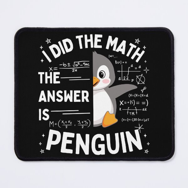 Item preview, Funny Math Penguin Nerdy Animal Design for Penguin Lovers Gift designed and sold by Teetreasure2.