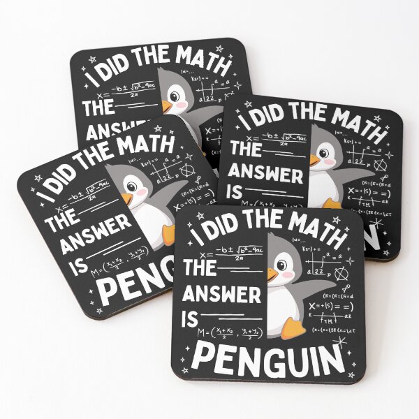 Item preview, Funny Math Penguin Nerdy Animal Design for Penguin Lovers Gift designed and sold by Teetreasure2.