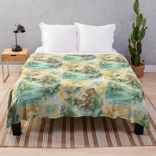 Item preview, Capybara Tea House Host designed and sold by PictoVibe.
