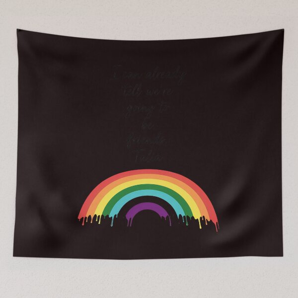 Item preview, Friends Talia Rainbow Dripping designed and sold by ShophiaCrafts.
