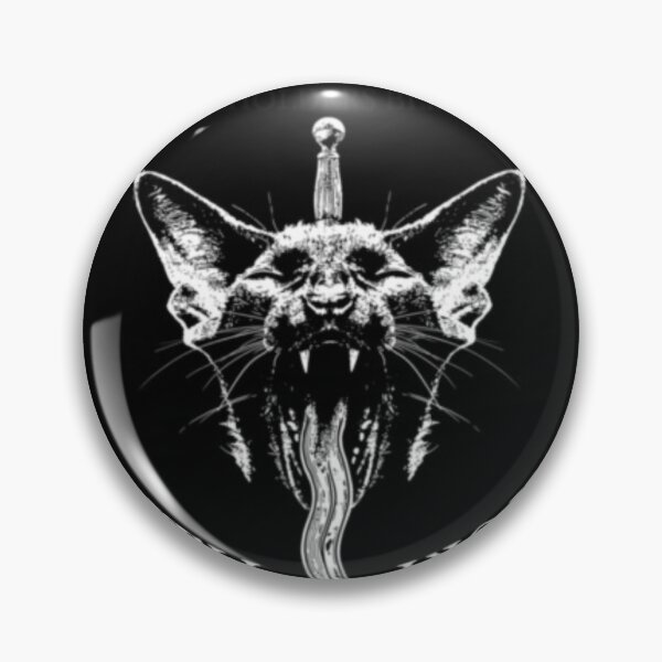 Item preview, I Refuse To Bite My Tongue Gothic Dagger Cat designed and sold by Behlobliss.
