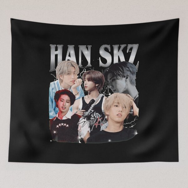 Item preview, HAN SKZ Stray Kids Vintage Retro Collage  designed and sold by Crystal7369376.