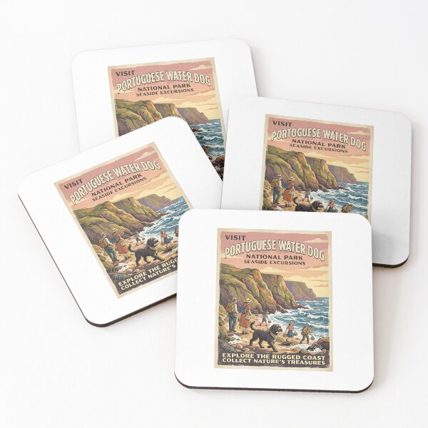 Item preview, Portuguese Water Dog Shell Explorer designed and sold by PictoVibe.