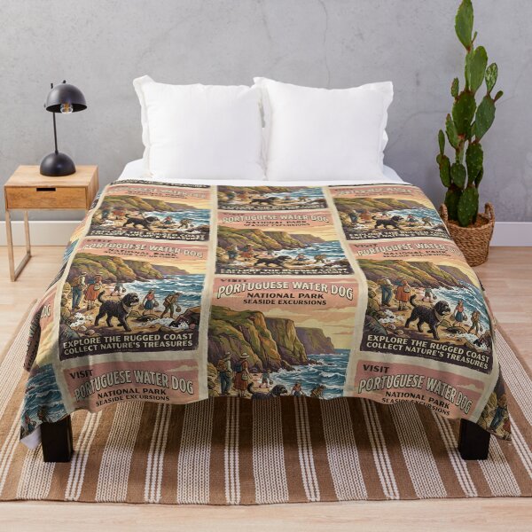 Item preview, Portuguese Water Dog Shell Explorer designed and sold by PictoVibe.