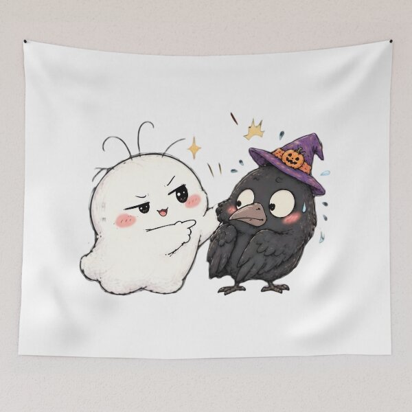 Item preview, Halloween Cute Raven designed and sold by MOONVEIL ATELIER.