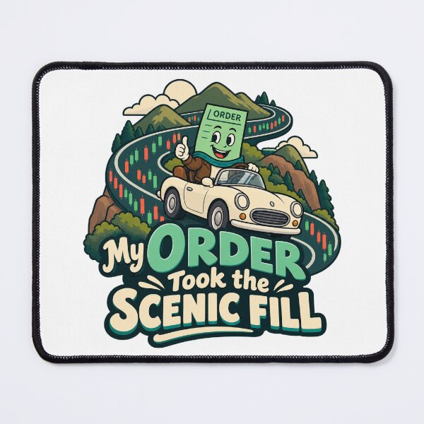 Item preview, My Order Took the Scenic Fill Bold Trading Art designed and sold by Bikivuno.