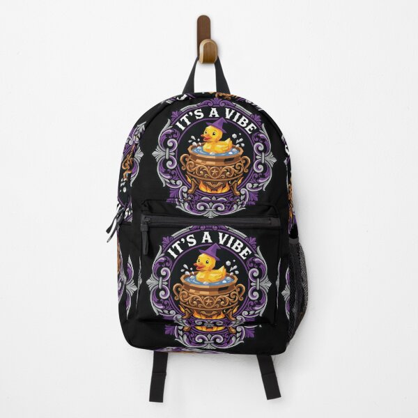 Item preview, Witch Rubber Duck In Cauldron Geometric Emblem Art designed and sold by ZUMERI.