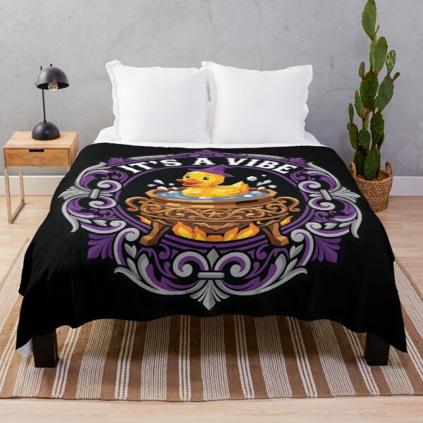 Item preview, Witch Rubber Duck In Cauldron Geometric Emblem Art designed and sold by ZUMERI.