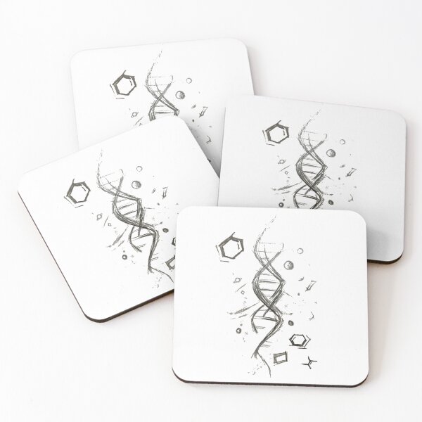 Item preview, Sketch DNA spiral galaxy  designed and sold by Jackie Gatzmer.