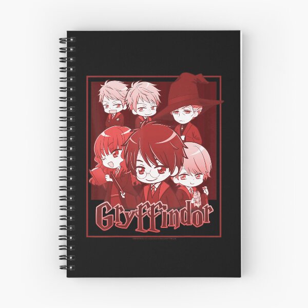 Artikelvorschau, Gryffindor Chibi Hausgruppen-Posterdesign entworfen und verkauft von MichaelsqStudio.