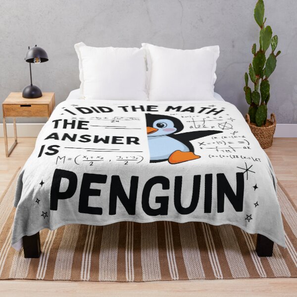 Item preview, Funny Math Penguin Nerdy Animal Design for Penguin Lovers Gift designed and sold by Teetreasure2.